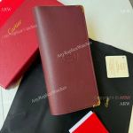 New Cartier Long Wallet Maroon Card Wallet AAA Replica_th.jpg